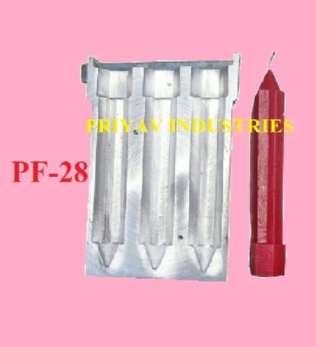  स्टार कैंडल मोल्ड कैविटी: 3