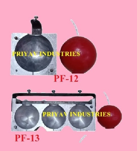 बॉल डिज़ाइन फैंसी कैंडल मोल्ड कैविटी: 3