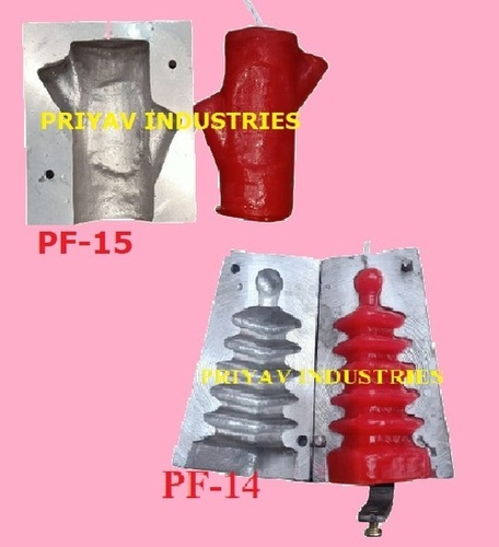 Square Temple Fancy Candle Mold Cavity: 1