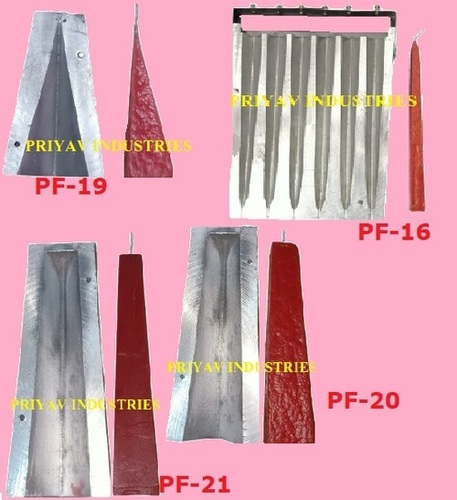 टैपर स्क्वायर फैंसी कैंडल मोल्ड कैविटी: 1