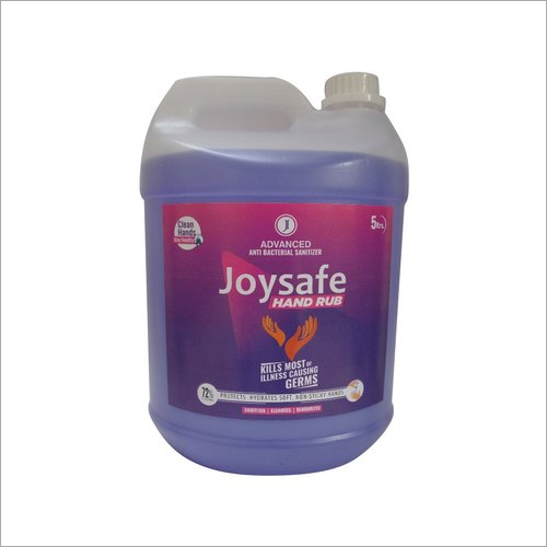 5 Ltr Lavender Alcohol Based Hand Sanitizer - 71% - 80% Alcohol Content | Anti-Bacterial, Moisturizing, Leak-Proof Container, 2 Years Shelf Life
