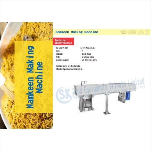 Namkeen Making Machines - High-Performance, Stainless Steel Construction | Automatic Temperature Control, Energy Efficient Design, Compact Size