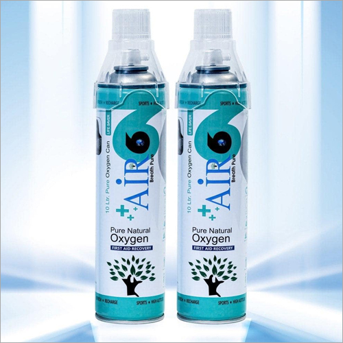 Manual Air 6 Portable Oxygen Can Pack Of 2