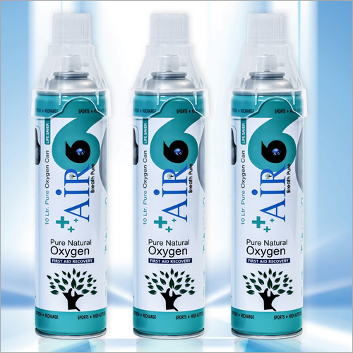 Manual Air6 Portable Oxygen Can Pack Of 3