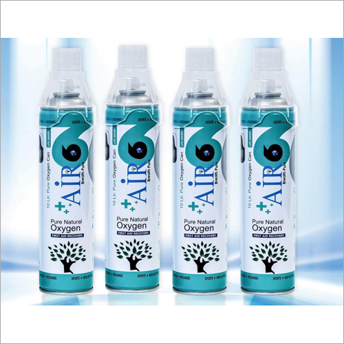 Manual Air 6 Portable Oxygen Can Pack Of 4