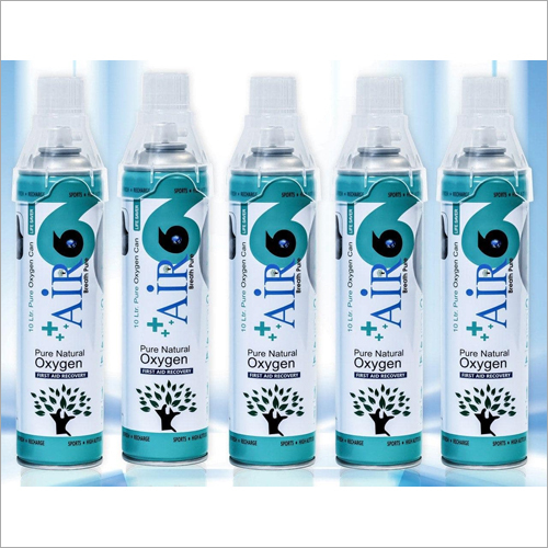 Manual Air 6 Portable Oxygen Can Pack Of 5