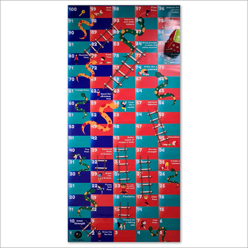 मल्टीकलर योगा प्ले मैट