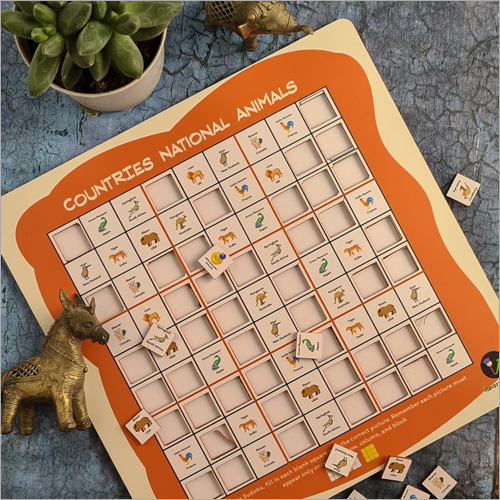 मल्टीकलर कंट्री सुडोकू कॉम्बो सेट