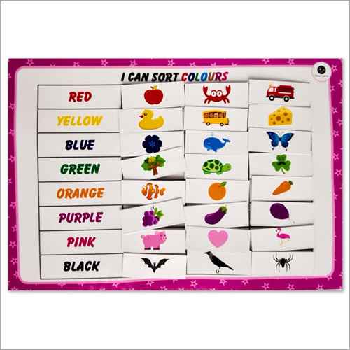 Comprehensive English Kit - Cardboard, Rectangular Shape | Multicolor Educational Tool For Children
