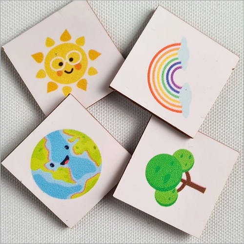 Save The Earth Sudoku - Wooden Board, Multicolor Square Design For Children, Engaging Fun Game