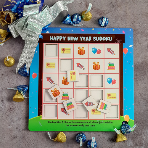 Multicolor Happy New Year Sudoku