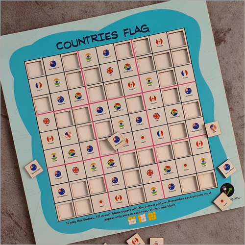 Multicolor Countries Sudoku Combo Set