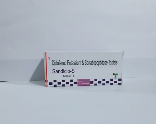 Diclofenac Potassium & Serratiopeptidase Tablets - 50mg Diclofenac Potassium 10mg Serratiopeptidase | Effective Pain Relief For Headache Muscle Pain Joint Pain Osteoarthritis Rheumatoid Arthritis And Period Pain