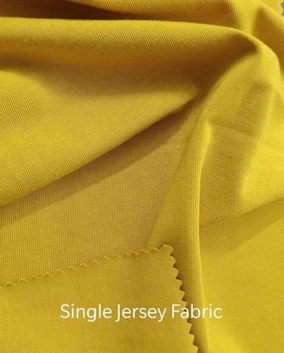 Single Jersey Fabric - PC Cotton Blend 52/48, 42" Tube Width | Exceptionally Soft, Quick Dry, Durable, Washable