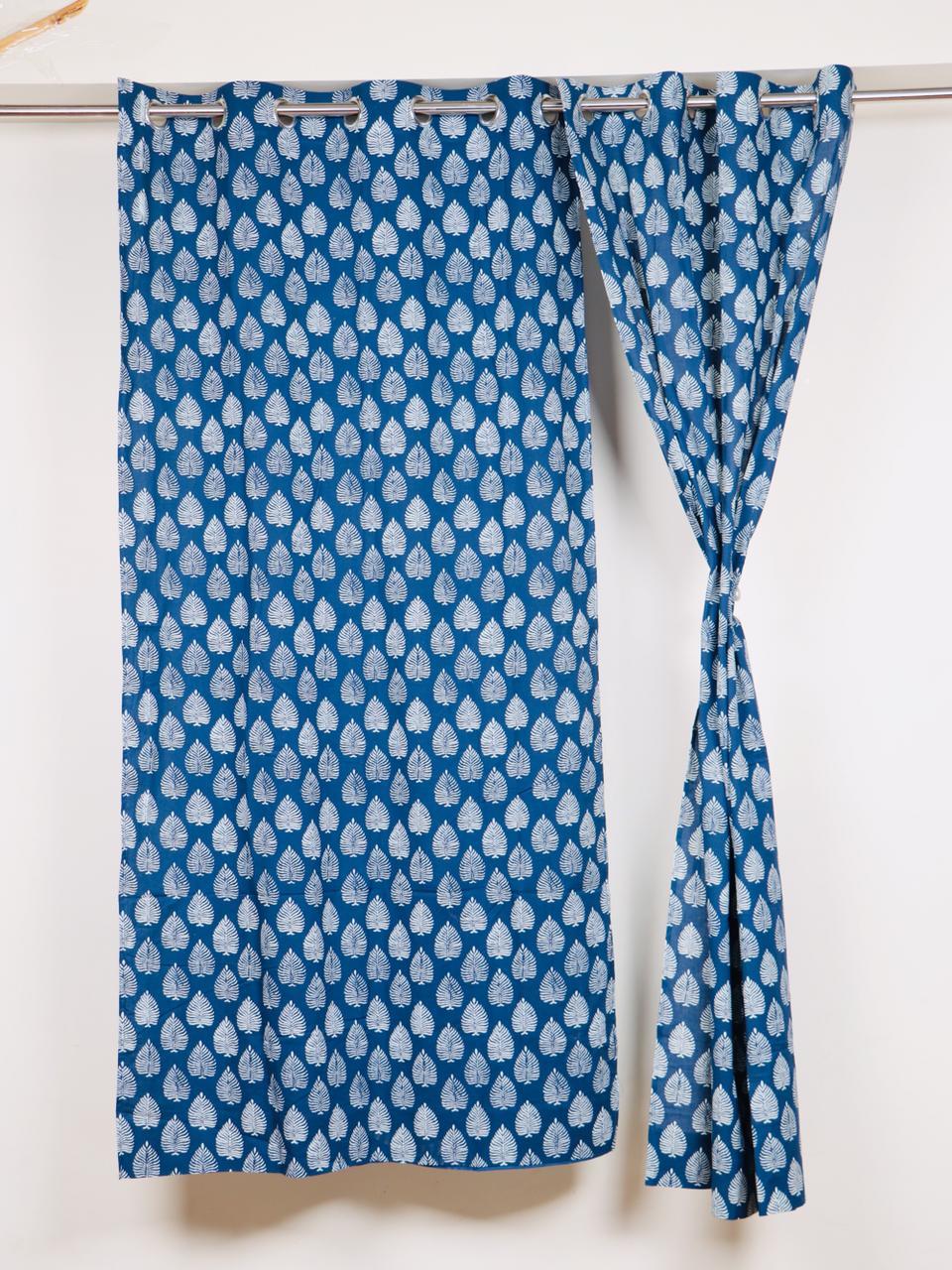 Multi Cotton Hand Block Printed Jaipuri Curtains