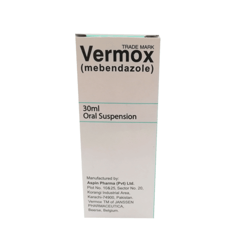 Vermox Mebendazole 30 Ml Oral Suspension