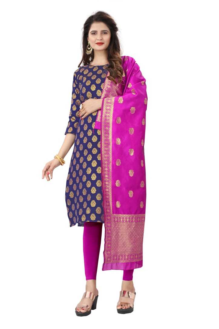 Jacquard Banwery Fashion Launching New Concept Of Kurti With Dupatta