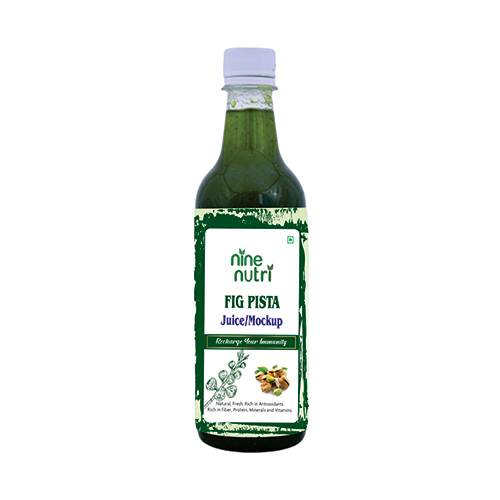 Fig Pista Juice - Vegan Blend with Anjeer Pulp | Nutrient-Rich, Gluten-Free, Sweet Taste, No Chemicals
