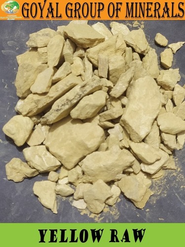 Yellow talc raw material