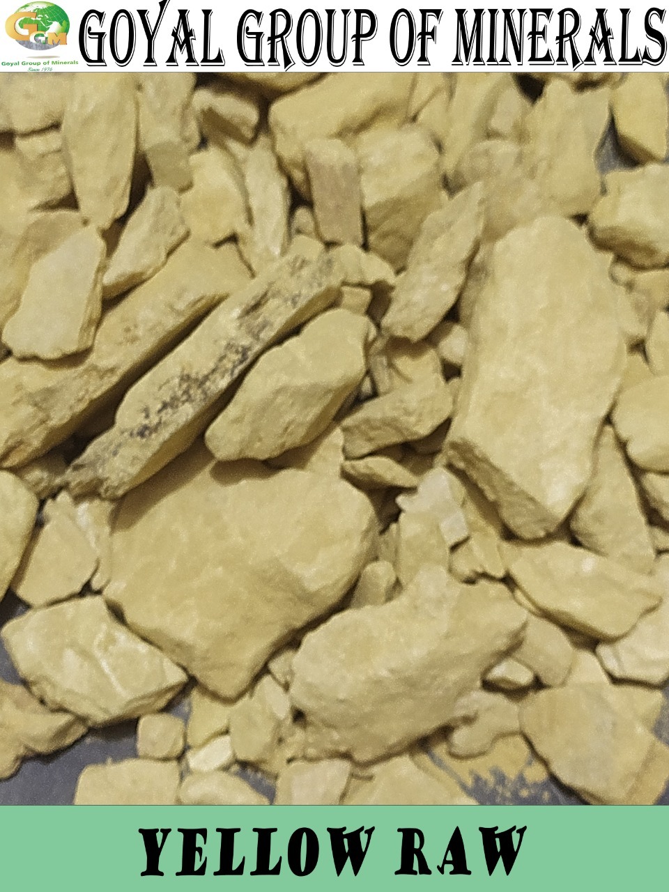 Yellow Talc Raw Material
