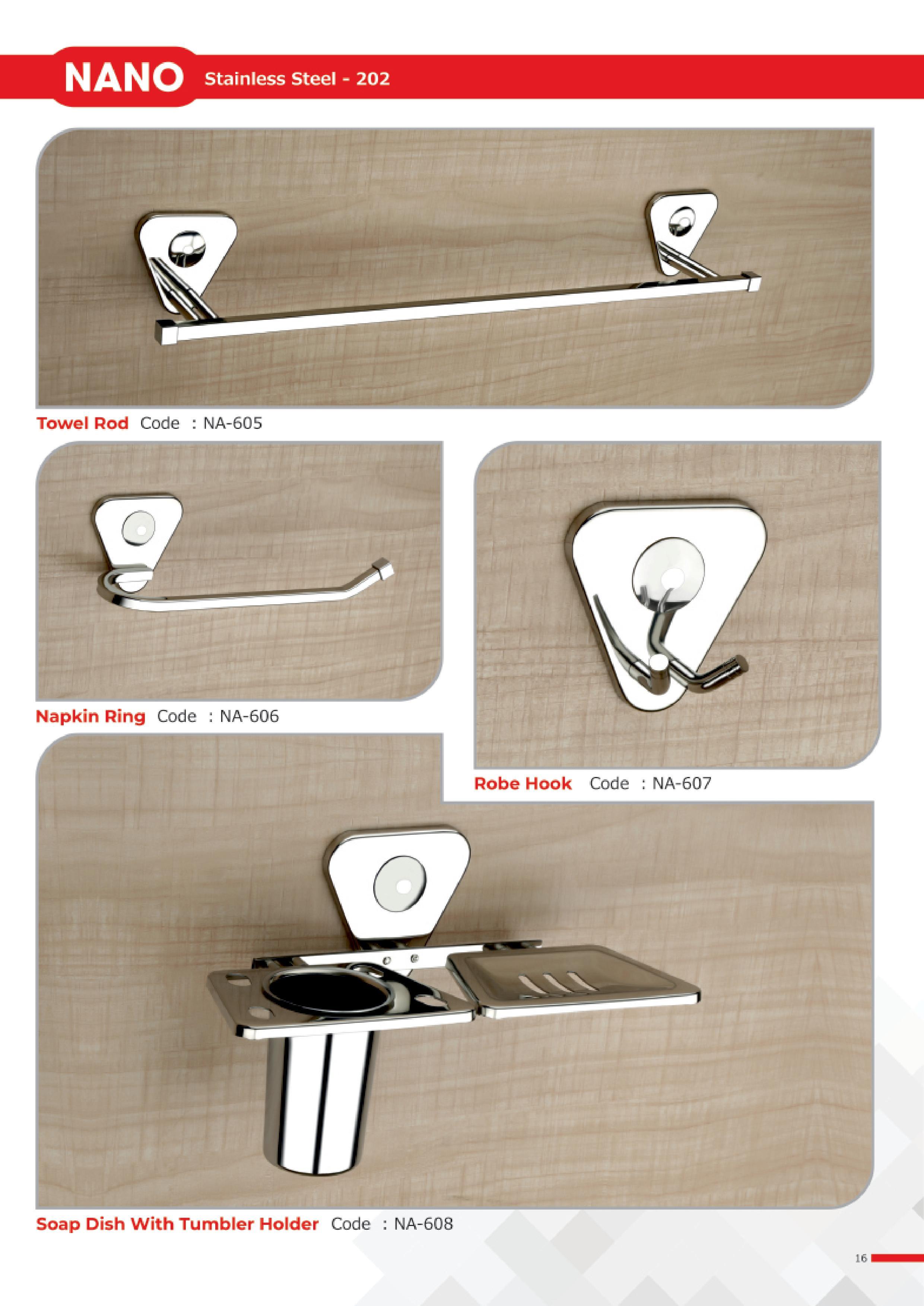 Stainless Steel Nano Bath Set Ss (202)