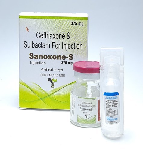 Ceftriaxone And Sulbactam Injection - 250mg Ceftriaxone, 125mg Sulbactam | Broad Spectrum Antibiotic For Effective Infection Control