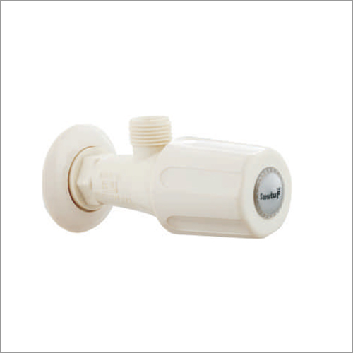 Pvc Material Standard Size Angle Valve - Color: White