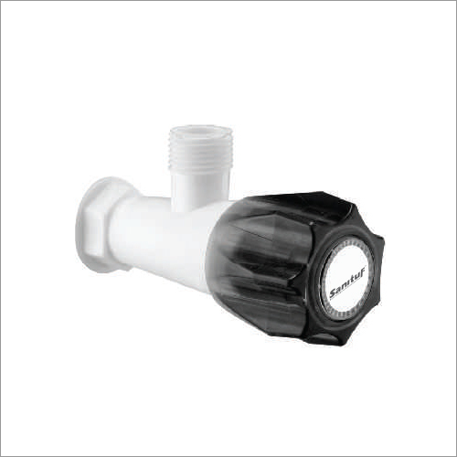 Plastic White Supreme Classic Pillar Tap - Finish: Glossy