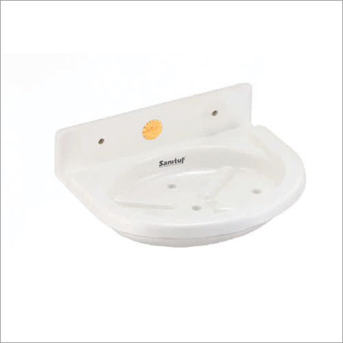 Soap Dish Round - Standard Size, Glossy Finish in Elegant White