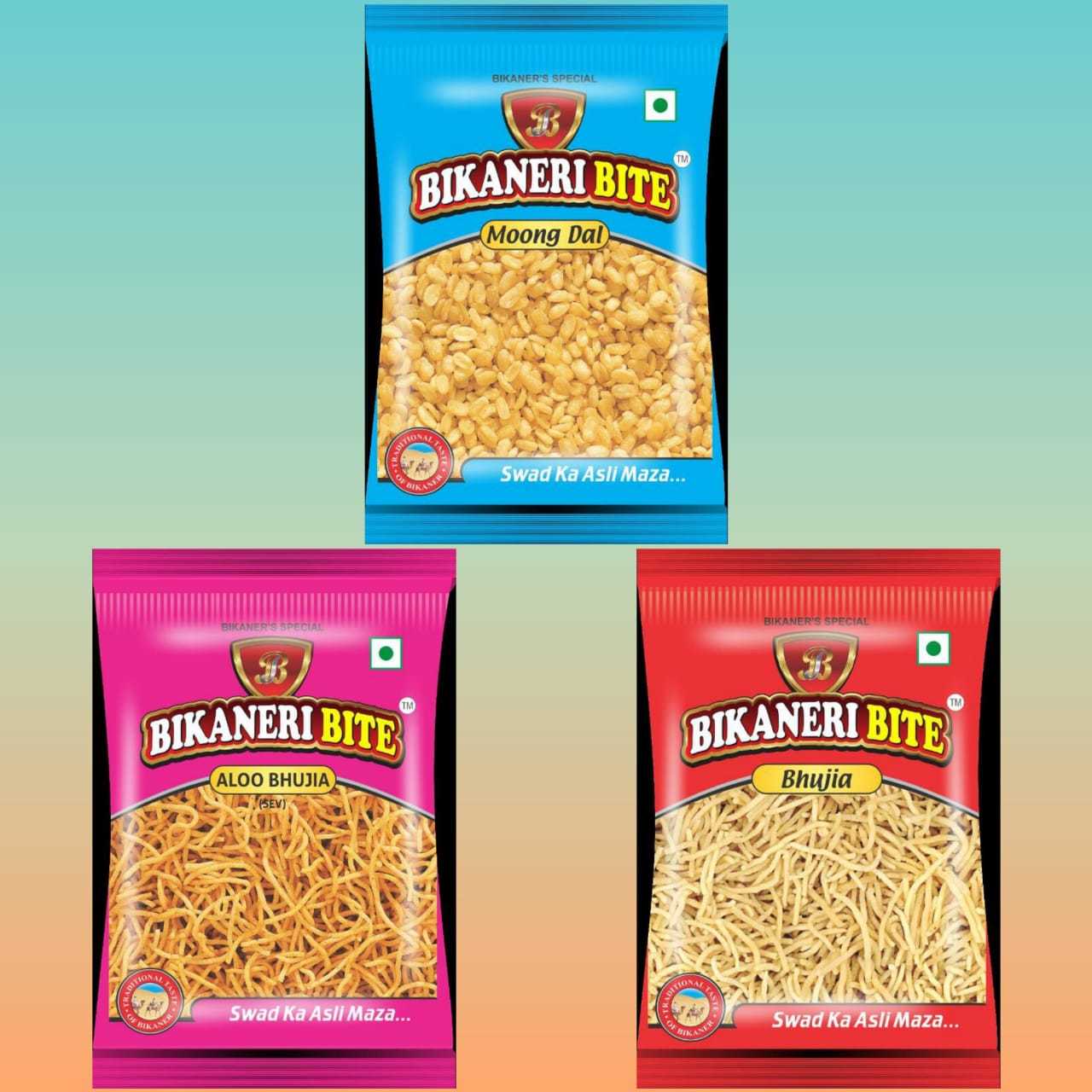 Bikaneri Namkeen - 13 Varieties Of Tasty, Spicy Snack Mix, Edible Treats Ideal For Snacking, Shelf Life: 6 Months | Includes Bhujia, Aloo Bhujia, Ratlami Sev And More