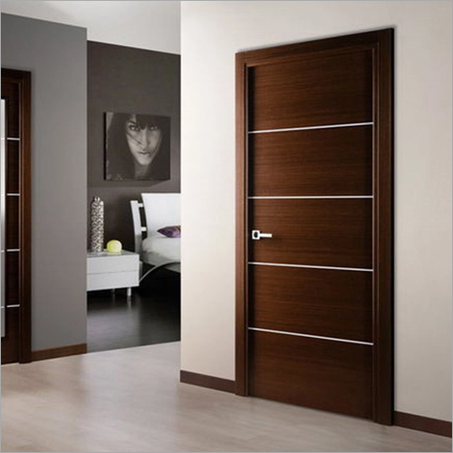Solid Hinged Wooden Door - Various Sizes & Thickness | Modern Design For Entry, Suitable For Exterior, Interior, Office & Residential Use