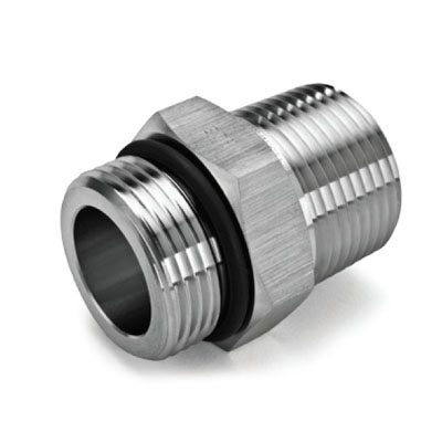 Ms Hex Nipple - Mild Steel, Variant Sizes In Mm, Silver Color, Galvanized Surface Treatment | Ideal For Machining With 1 Ton/day Capacity