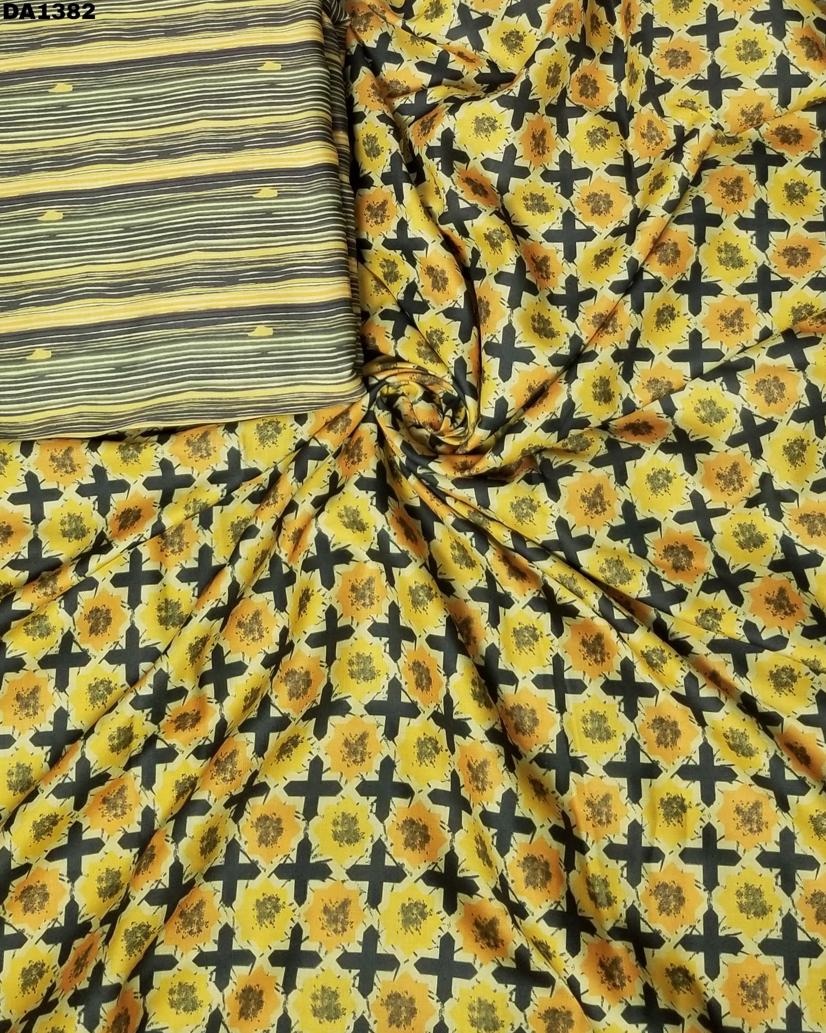 Digital Print Galaxy Cotton Fabric - 44" Wide Washable | Ideal For Garments Color As Shown In Images