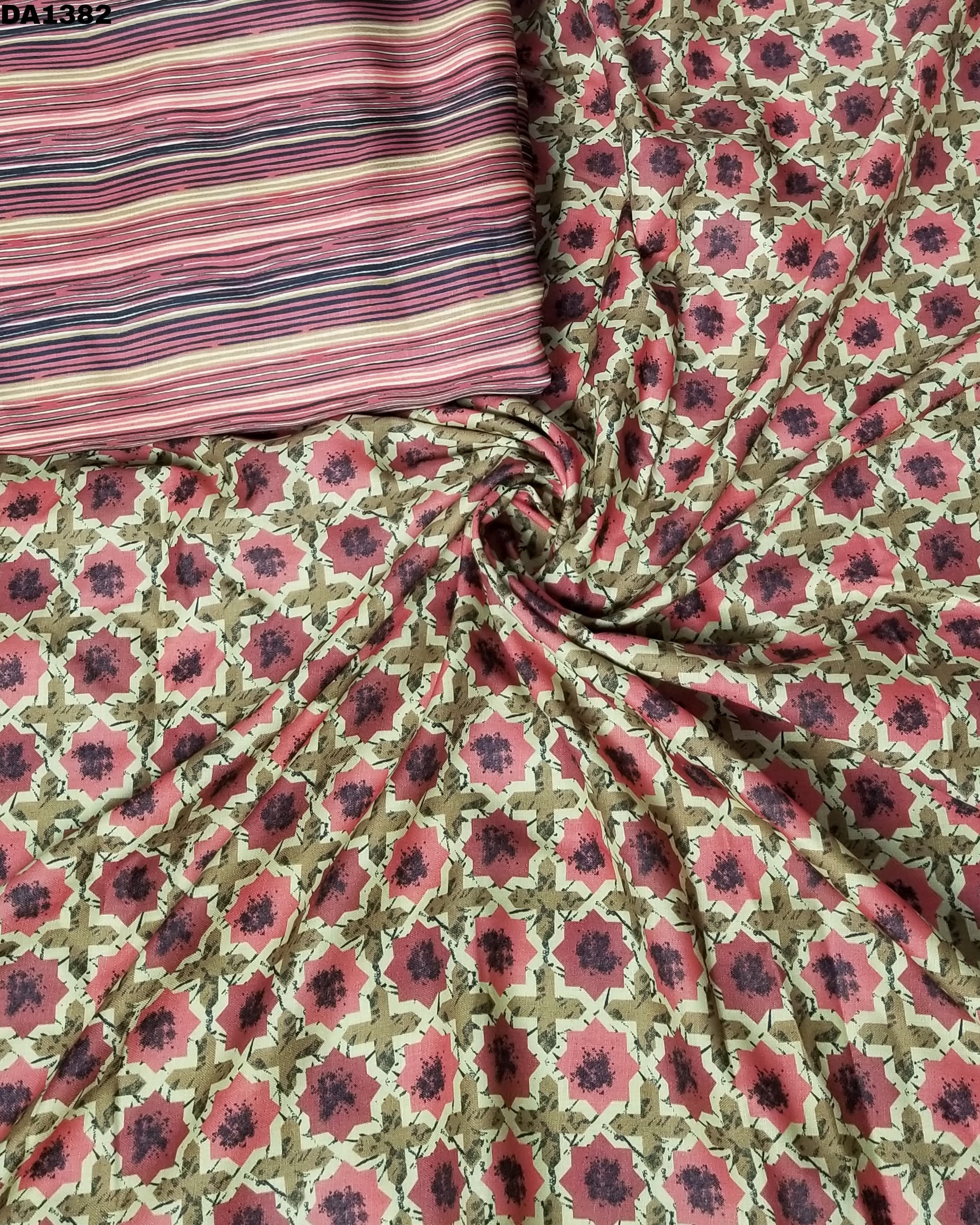 Digital Print Galaxy Cotton Fabric - 44" Wide Washable | Ideal For Garments Color As Shown In Images