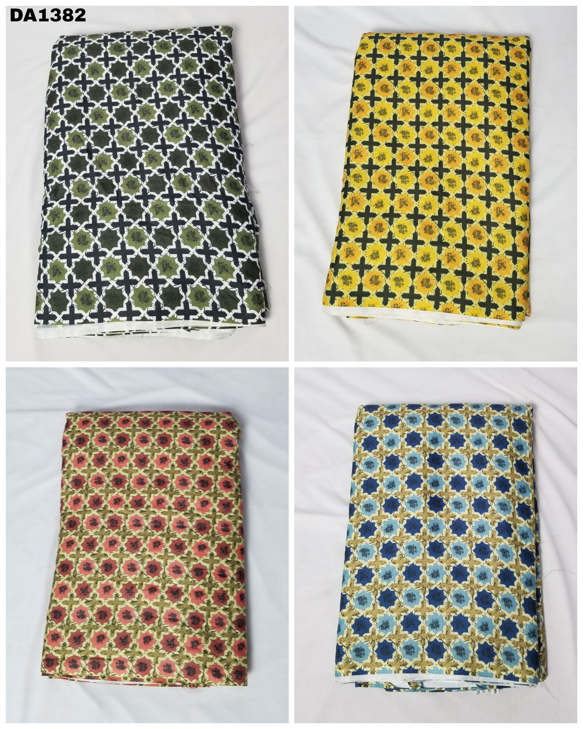 Digital Print Galaxy Cotton Fabric - 44" Wide Washable | Ideal For Garments Color As Shown In Images
