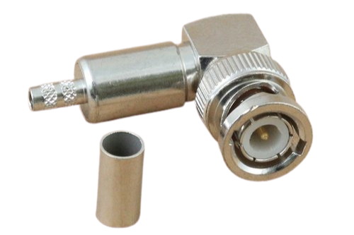 BNC मेल क्रिम्प टाइप राइट एंगल