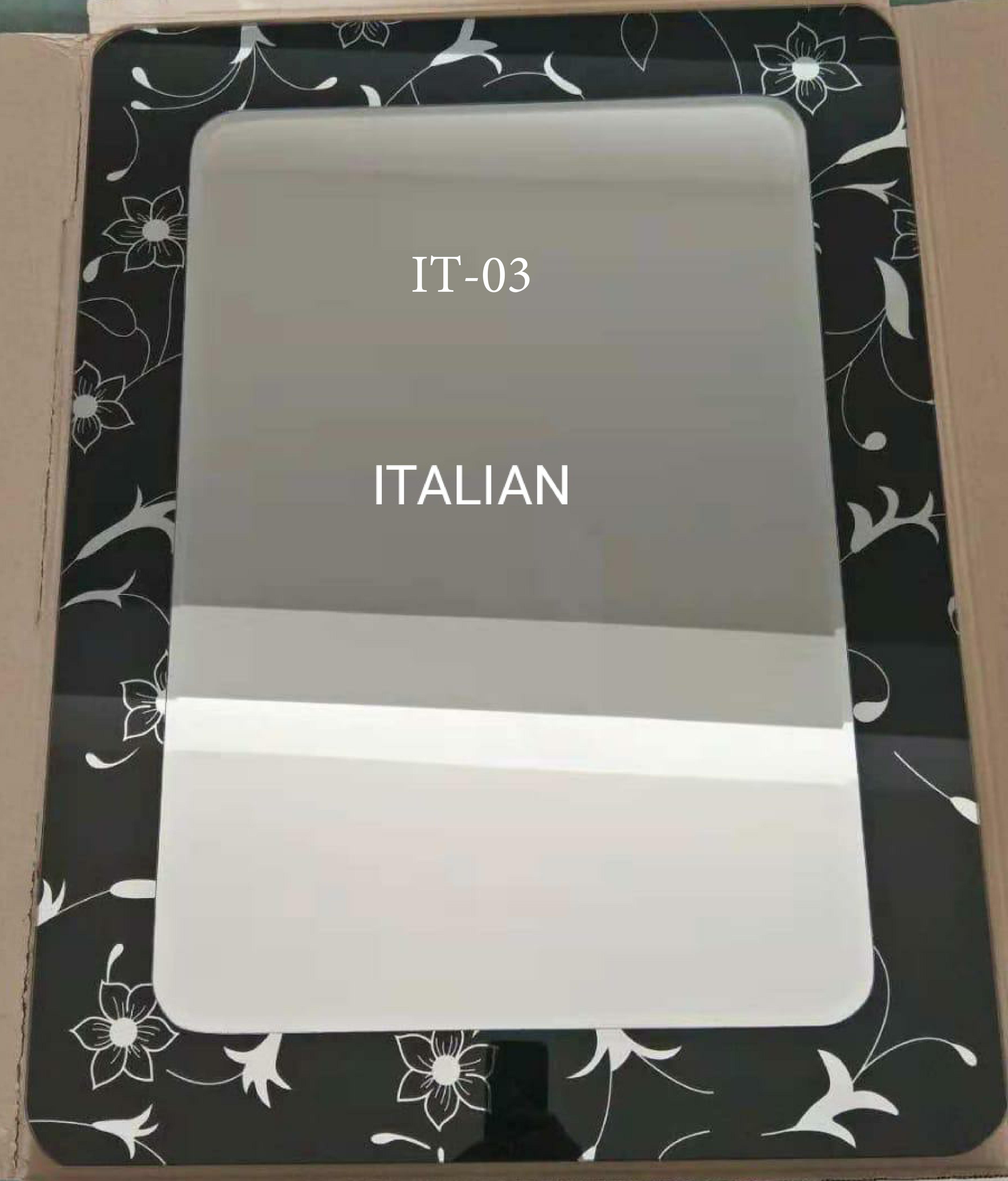 Italian Mirror - Premium Glass Finish | 24x18, 20x16, 24x24 Sizes, Elegant Design