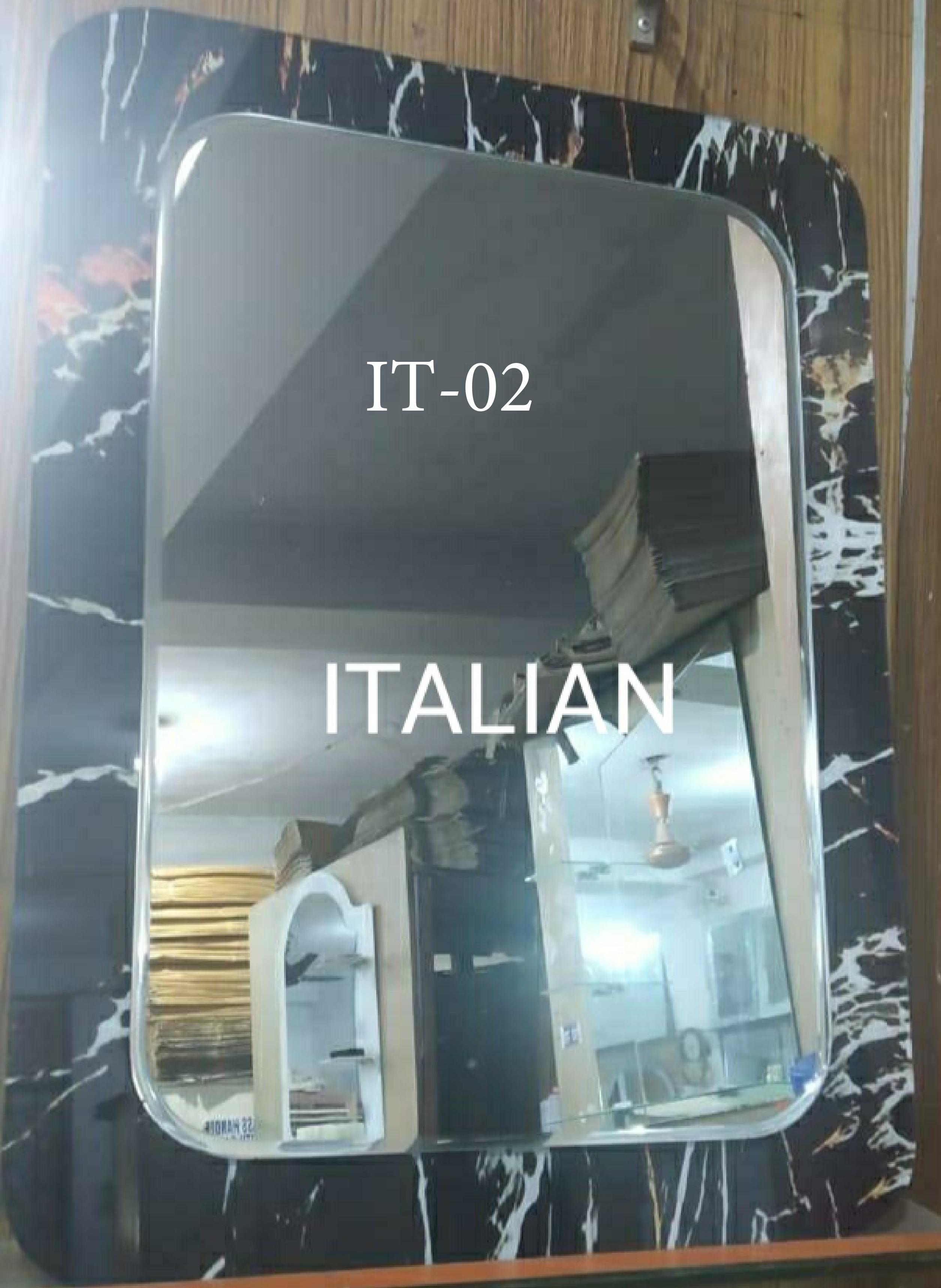 Italian Mirror - Premium Glass Finish | 24x18, 20x16, 24x24 Sizes, Elegant Design