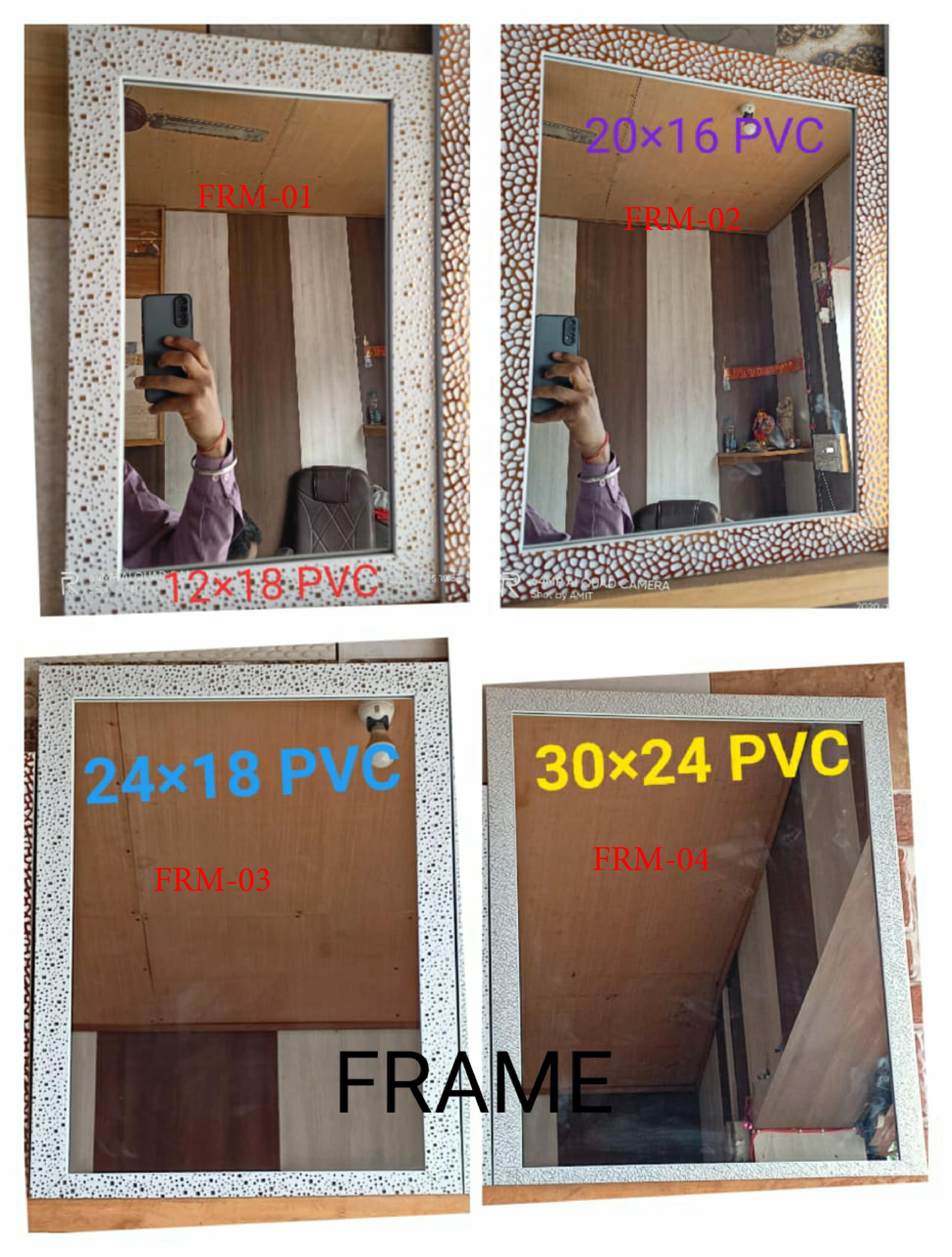 Frame Mirror Size: 24x18 & 20x16 &24x24