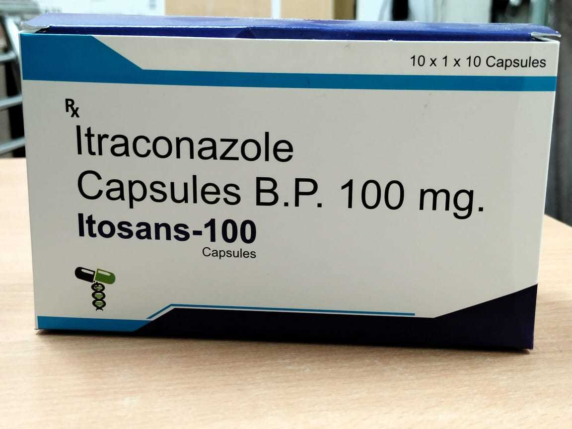 Itraconazole Capsules - 100mg | Antifungal Treatment For Systemic Mycoses And Dermatophyte Infections