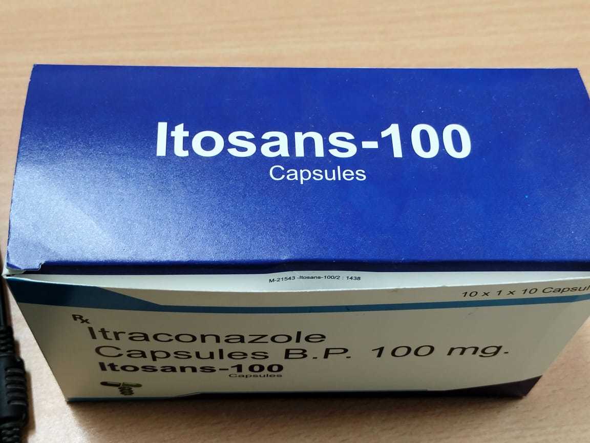 Itraconazole Capsules - 100mg | Antifungal Treatment For Systemic Mycoses And Dermatophyte Infections