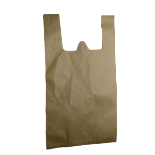 Plain Non Woven Bag - Non-woven Fabric Variable Sizes Brown Color | Cut Handles 60-100 Gsm 5-10 Kg Capacity Optional Printing