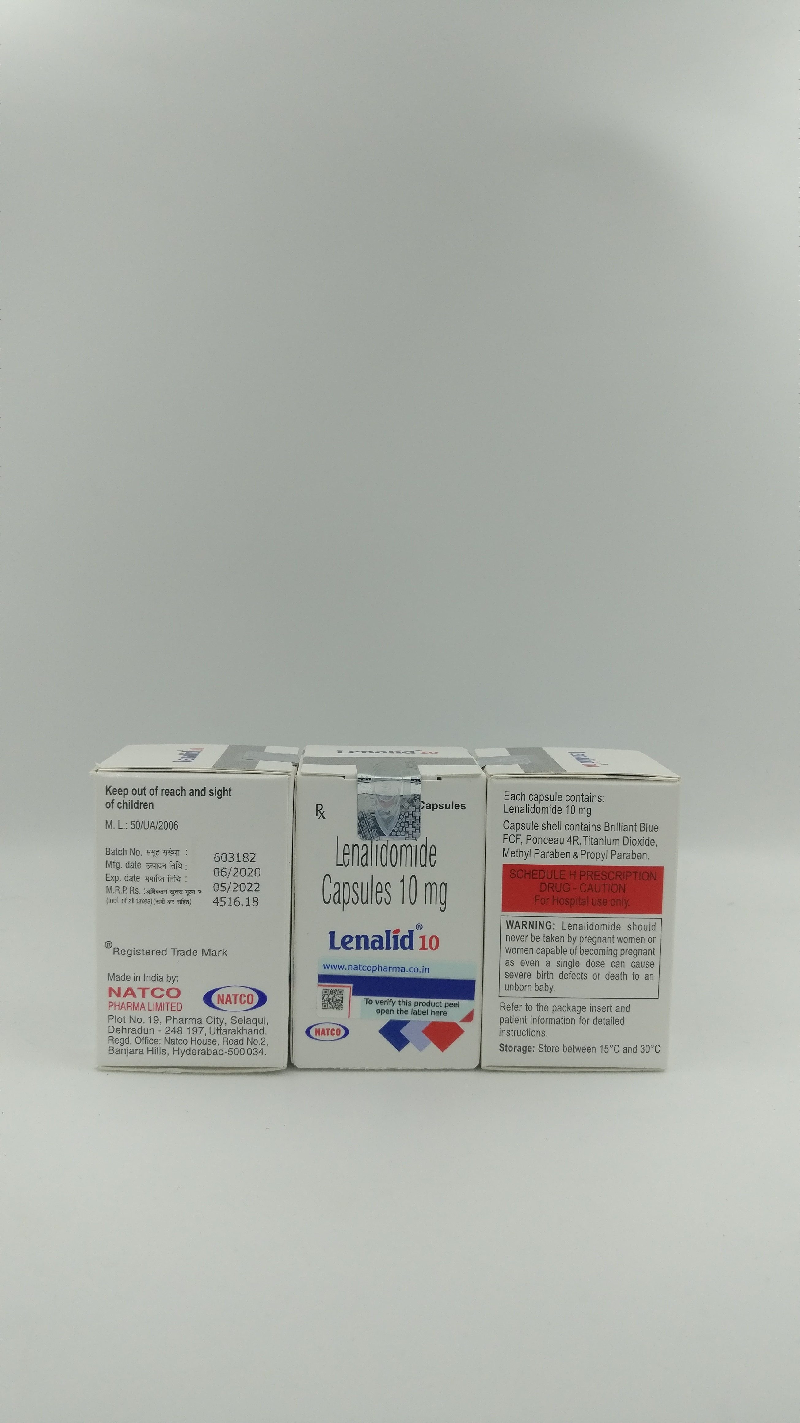 Lenalid 10 Mg Capsule - For Multiple Myeloma & Lepra Reaction | Supports Immune Function, Helps Reduce Cancerous Cell Growth
