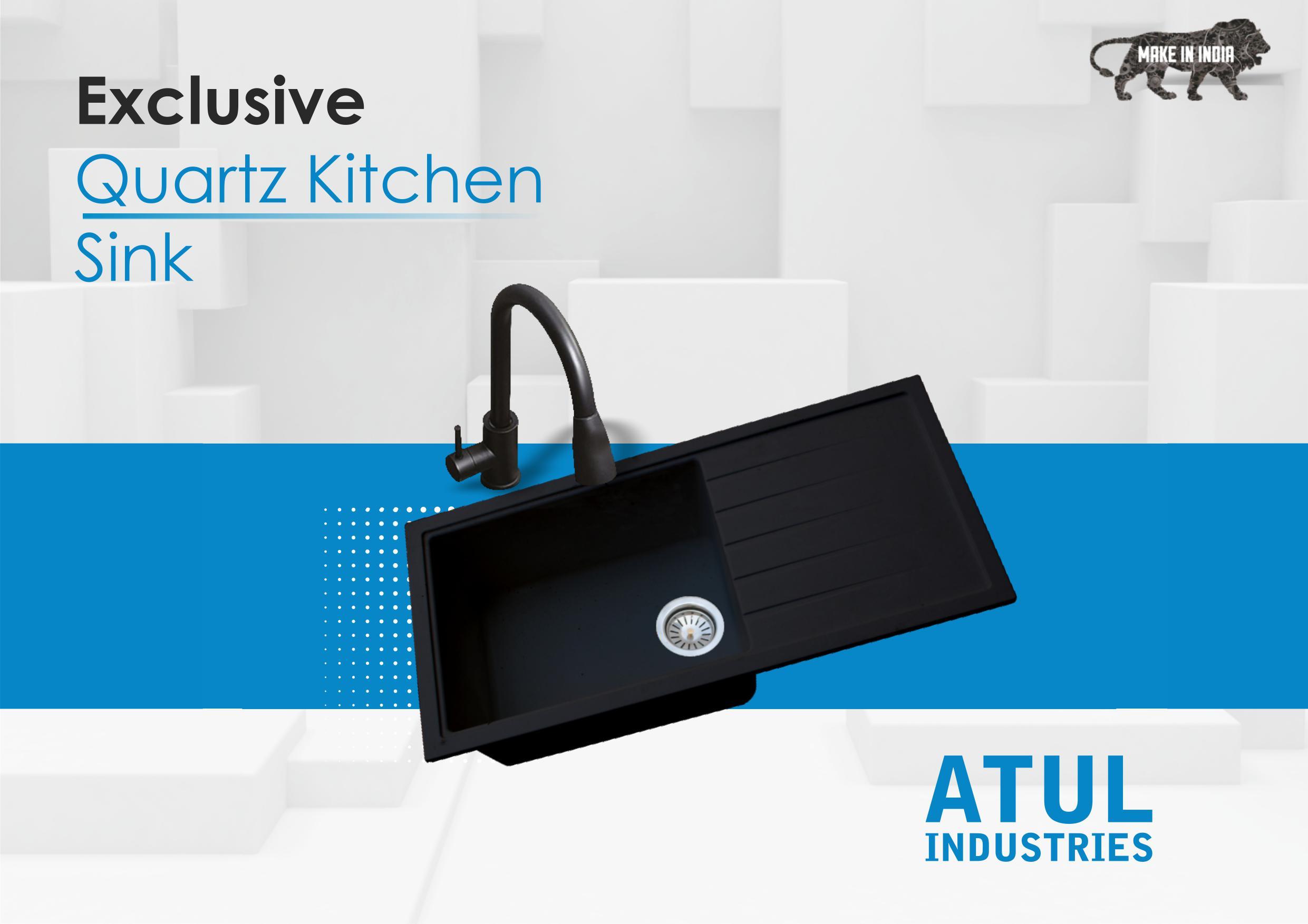 Single Bowl Sink With Drain Board - 36x18 Inches | Versatile Above Counter Installation, Available In 9 Matte Colors