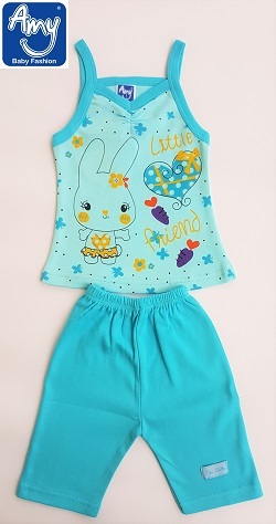 Jersey Style No B81 Girls Top & Bottom Set