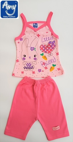 Jersey Style No B81 Girls Top & Bottom Set