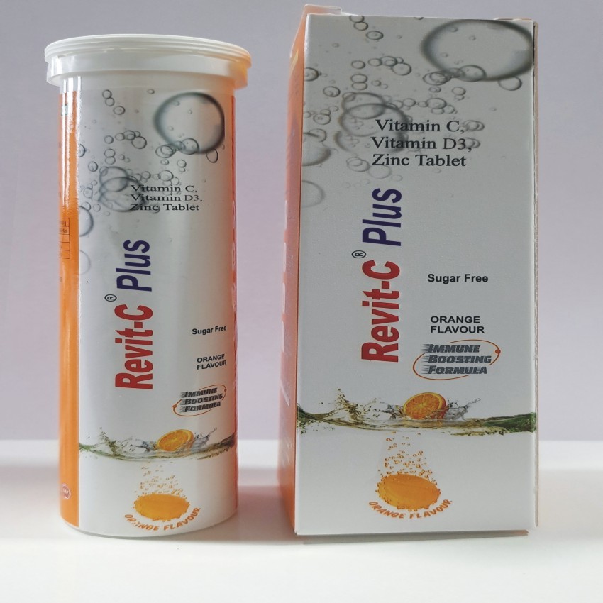 Vitamin C Effervescent Tablet - Dissolves In Water, Boosts Immunity And Energy | Antioxidant Power, Enhances Skin, Hair, And Nail Health