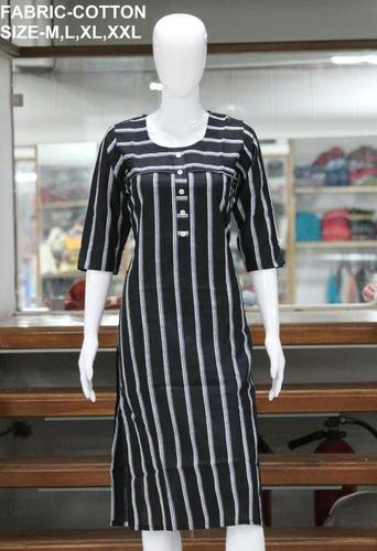 महिलाओं के कॉटन लॉन्ग कुर्तियों की लंबाई: 117 सेंटीमीटर (Cm)