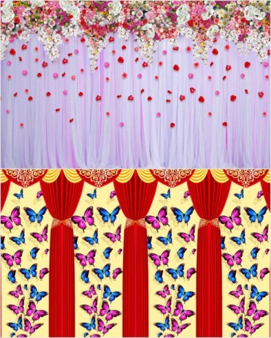 Side Wall Tent Fabric - Multi Color 3d Digital Print On Polyester, Sizes Available: 5x10, 10x15, 15x04, 20x25, 58 Inch Width