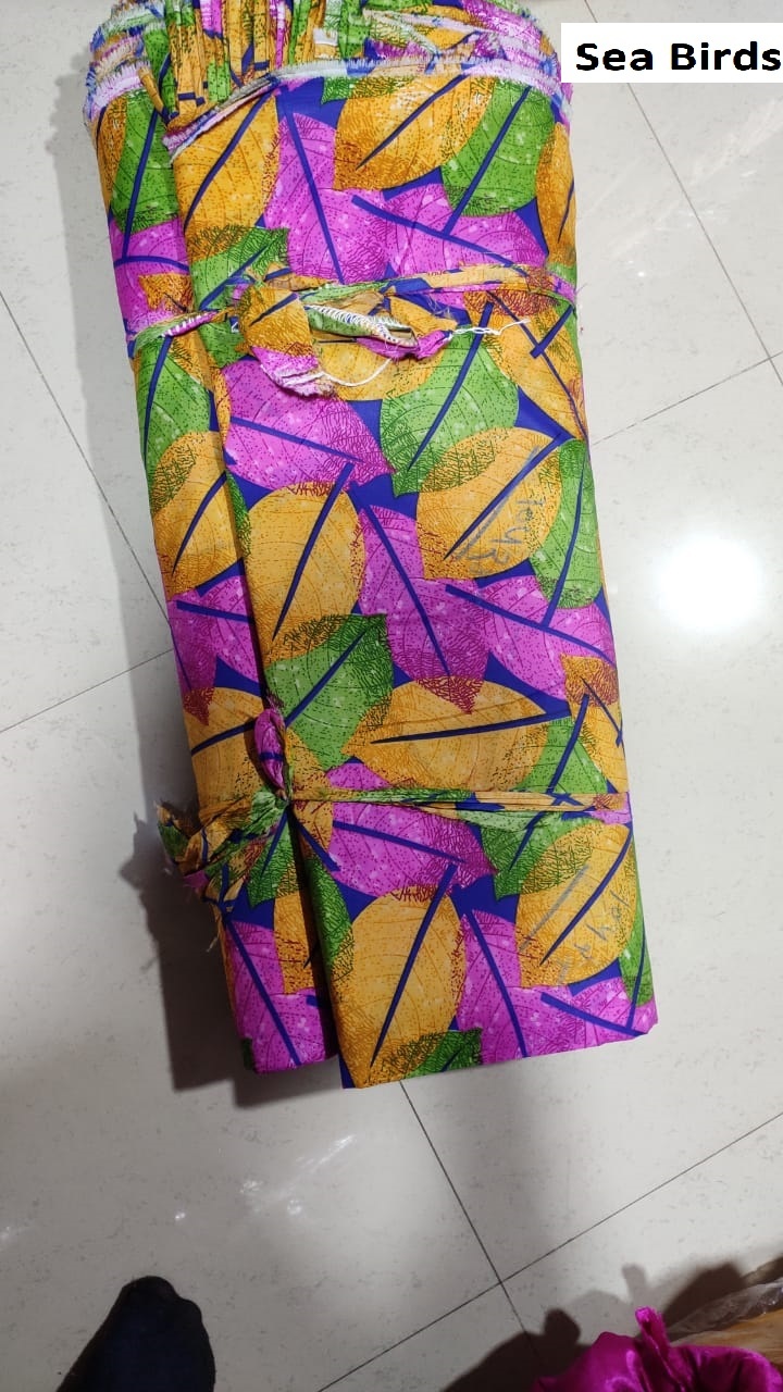 Taiwan Print Fabric - Polyester, 58 Inch Width | Multi-color, Printed Texture, Ideal For Mandap Decoration, Custom Sizes Available